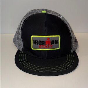 IRONMAN Staff Black and Neon Cap- UNISEX